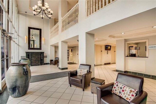 2479 Peachtree Rd NE Unit 105, Atlanta, GA 30305 - lobby featuring a high ceiling and recessed lighting