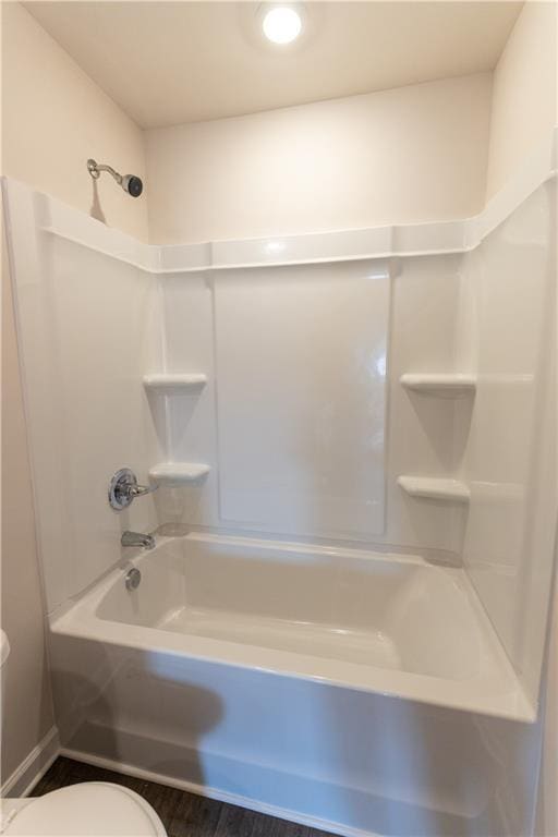 530 River Run Dr, Dallas, GA 30132 - bathroom with toilet and shower / bath combination