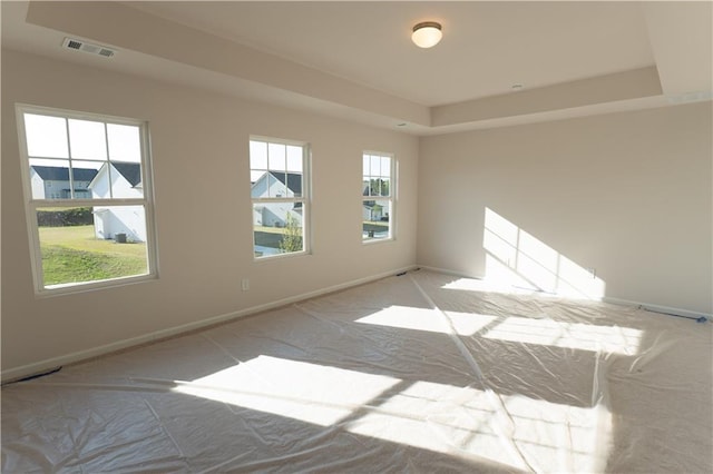 530 River Run Dr, Dallas, GA 30132 - carpeted spare room featuring baseboards and a raised ceiling