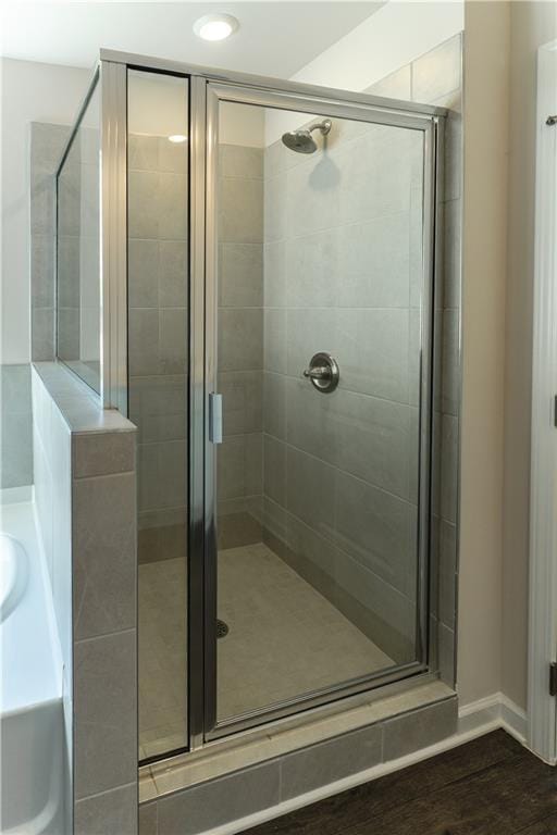 530 River Run Dr, Dallas, GA 30132 - full bathroom featuring a shower stall
