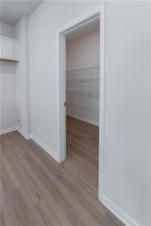 530 River Run Dr, Dallas, GA 30132 - walk in closet featuring wood finished floors