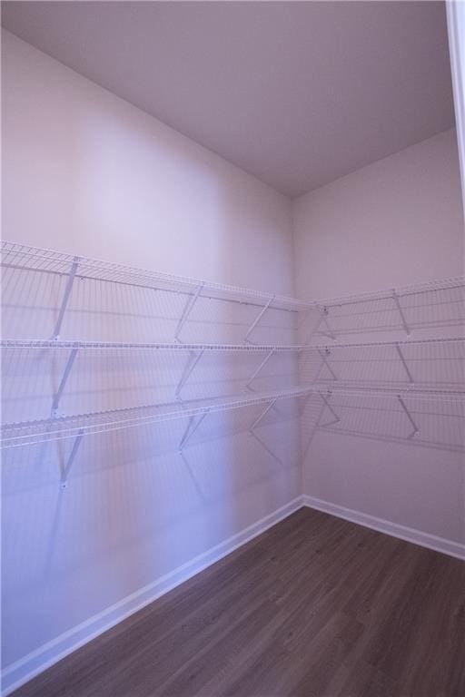 530 River Run Dr, Dallas, GA 30132 - spacious closet with dark wood-style flooring