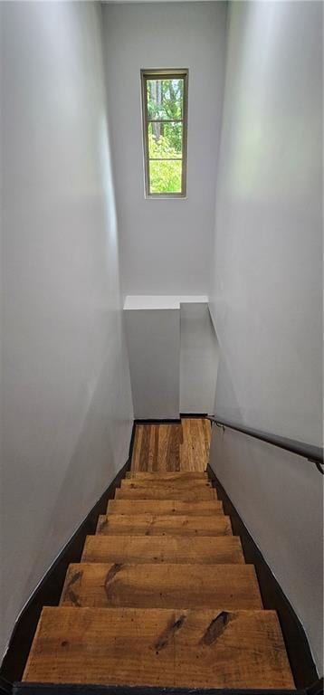 185 Glenrose Cir SW, Atlanta, GA 30354 - stairway with wood finished floors