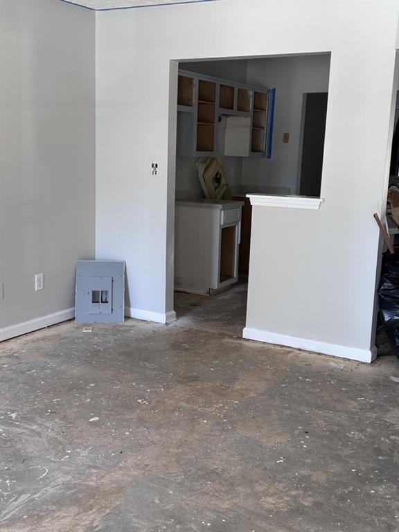 view of unfurnished living room