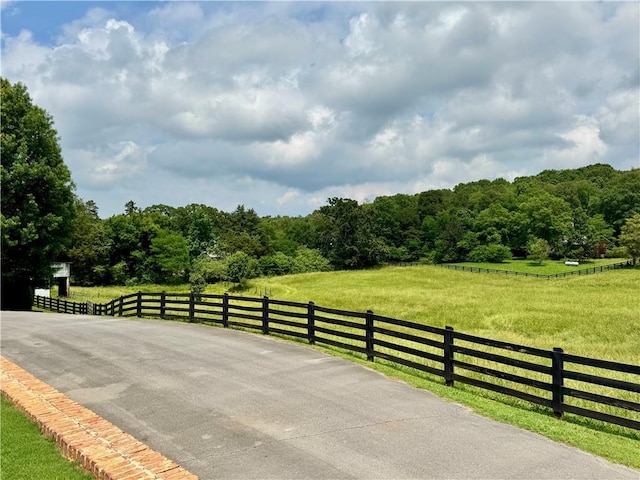 311 Langston Rd SE, Calhoun, GA 30701 - view of patio / terrace with a view of countryside and a wooded view