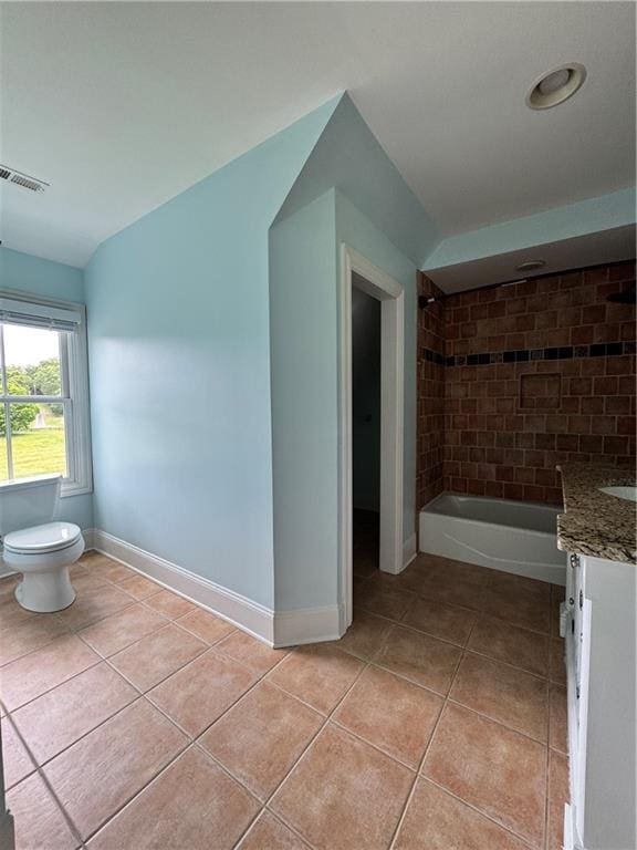 311 Langston Rd SE, Calhoun, GA 30701 - bathroom featuring tile patterned flooring, vanity, toilet, and baseboards