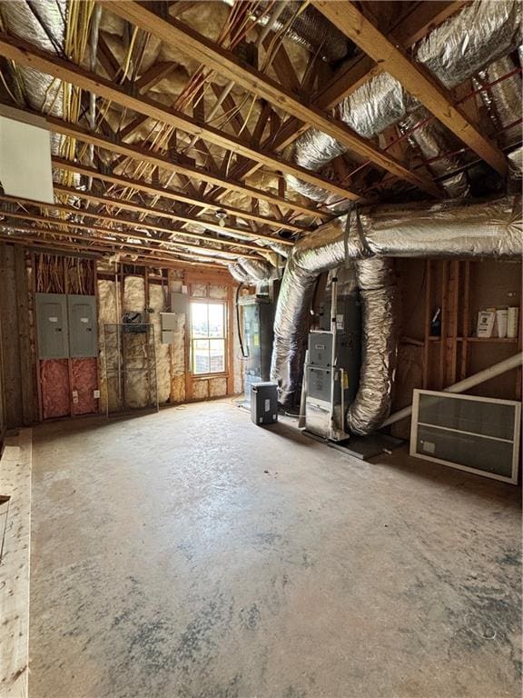 311 Langston Rd SE, Calhoun, GA 30701 - miscellaneous room with electric panel and heating unit