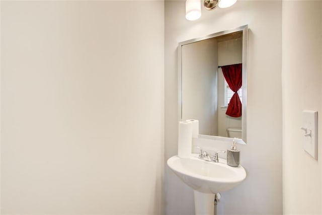 bathroom with a sink