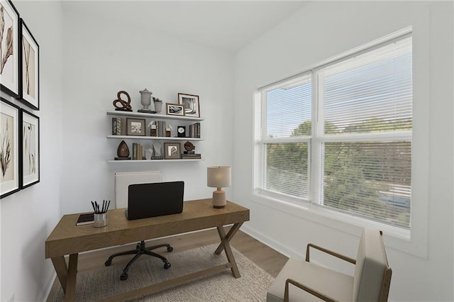 1500 Murphy Ave SW, Atlanta, GA 30310 - office area with wood finished floors and baseboards
