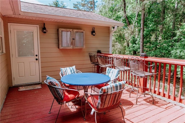 4625 Ben Hill Dr, Oakwood, GA 30566 - deck featuring outdoor dining space
