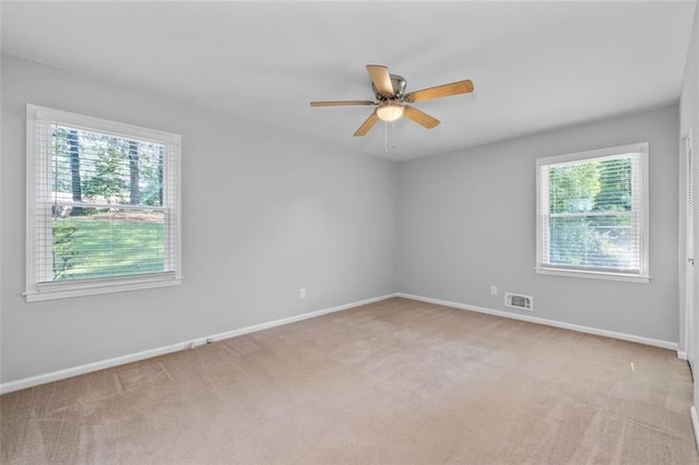 4094 Colgate Way, Decatur, GA 30034 - spare room with healthy amount of natural light, light colored carpet, and a ceiling fan