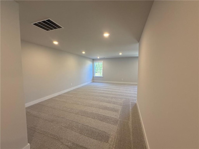 interior space with carpet flooring