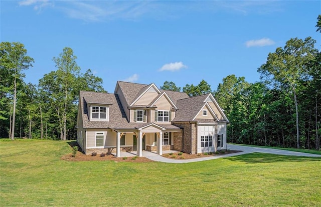 157 W Lake Blvd, Carrollton, GA 30116 - craftsman-style house with covered porch and a front yard