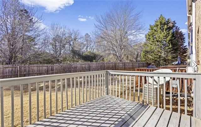 1332 Adcox Sq, Stone Mountain, GA 30088 - wooden terrace featuring a fenced backyard