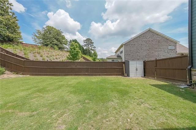 5789 Creek Indian Dr, Sugar Hill, GA 30518 - view of yard featuring a storage unit