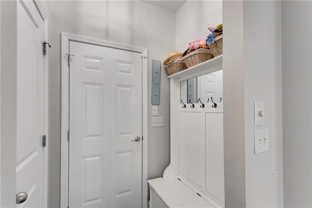 view of mudroom