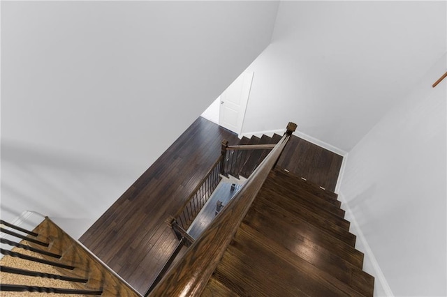 3380 Labrouste Cv, Duluth, GA 30097 - staircase with wood finished floors