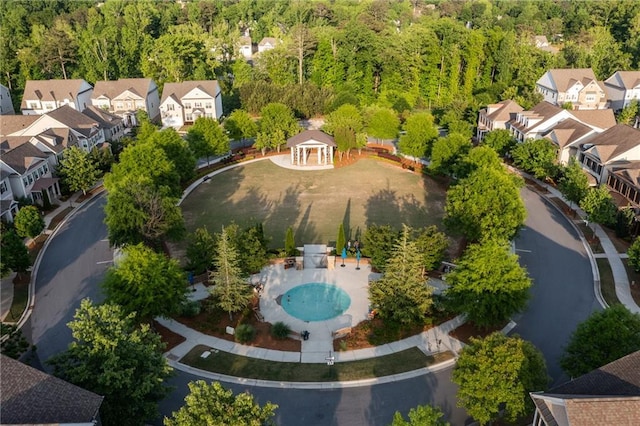 3380 Labrouste Cv, Duluth, GA 30097 - bird's eye view featuring a residential view and a wooded view