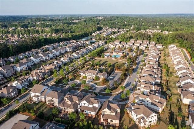 3380 Labrouste Cv, Duluth, GA 30097 - aerial view featuring a forest view and a residential view