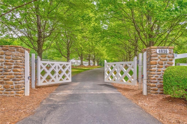 gate with fence