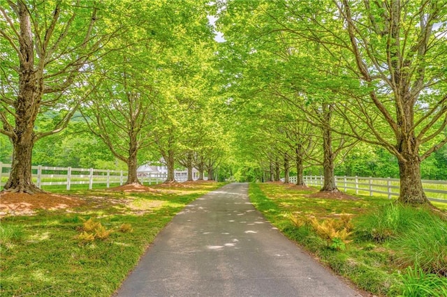 surrounding community with fence