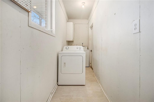 laundry area with washer / dryer and laundry area