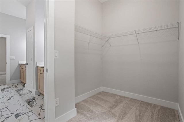 3902 Bouldercrest Rd SE, Ellenwood, GA 30294 - spacious closet featuring marble finish floor
