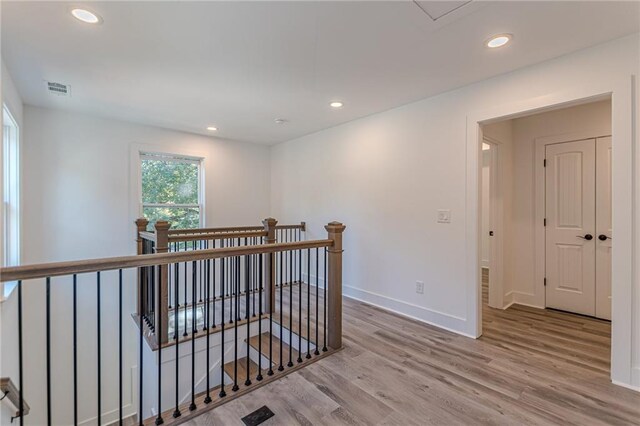 668 Liella Park SE, Atlanta, GA 30312 - corridor with light wood-type flooring