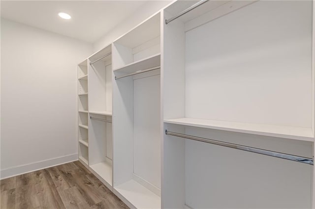 668 Liella Park SE, Atlanta, GA 30312 - walk in closet with dark hardwood / wood-style flooring
