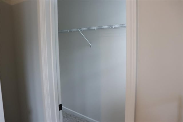 view of closet