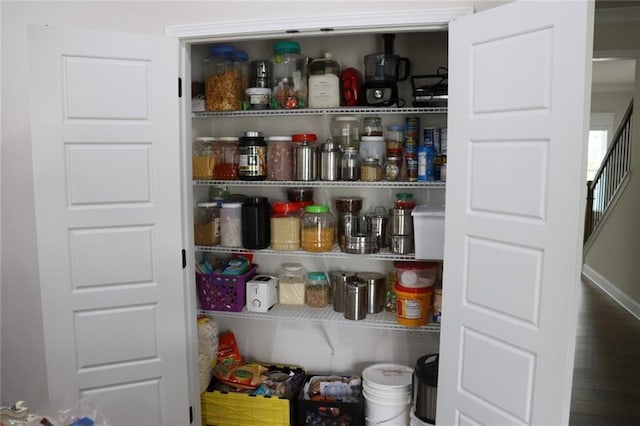 view of pantry