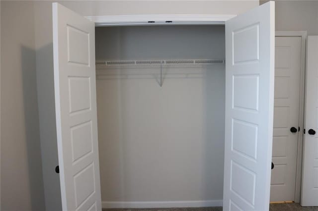 view of closet