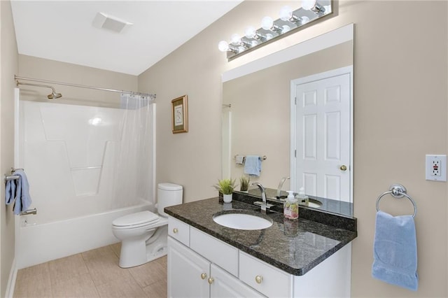 71 Yellow Root Dr, Big Canoe, GA 30143 - bathroom with toilet, vanity, and shower / bath combo