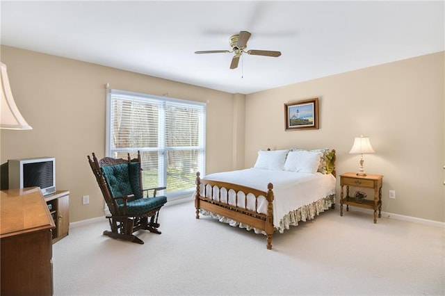 71 Yellow Root Dr, Big Canoe, GA 30143 - carpeted bedroom featuring baseboards and ceiling fan