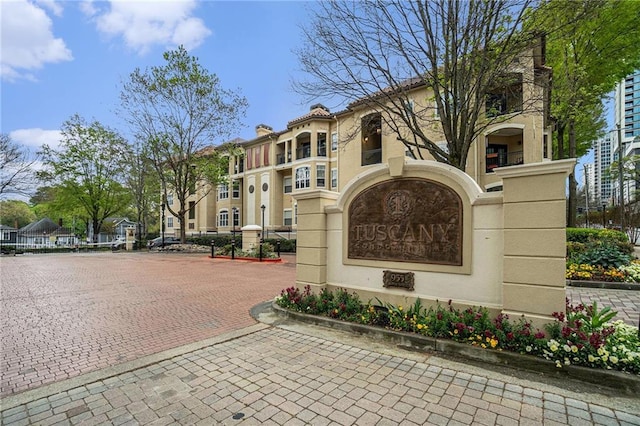 955 Juniper St Unit 3026, Atlanta, GA 30309 - community sign featuring a residential view