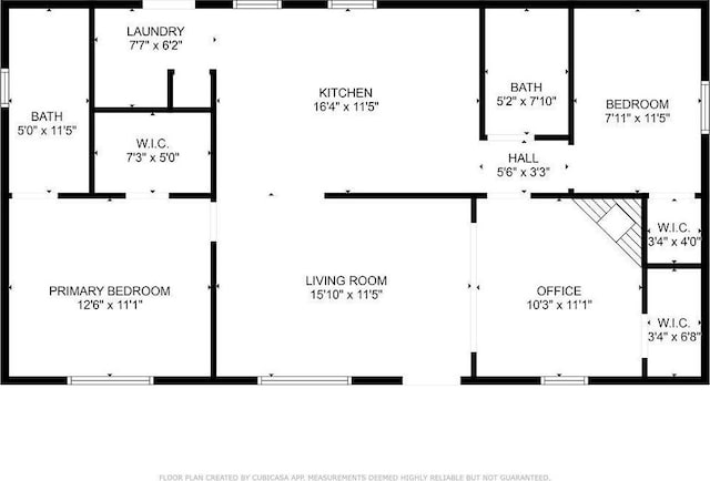 131 W Blue Branch Rd, Eatonton, GA 31024 - view of home floor plan