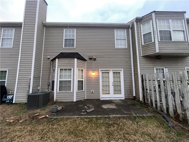 142 Benfield Cir, Cartersville, GA 30121 - back of house with a patio area and central air condition unit