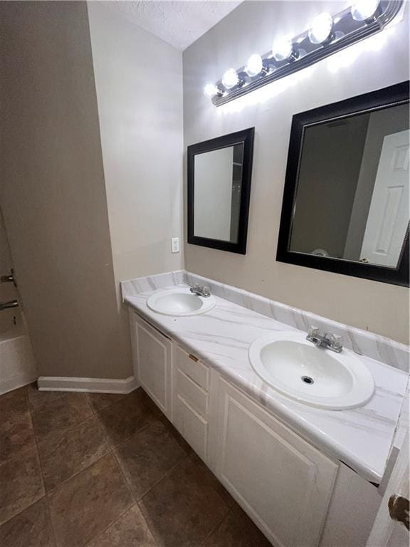 142 Benfield Cir, Cartersville, GA 30121 - bathroom featuring a textured ceiling and vanity