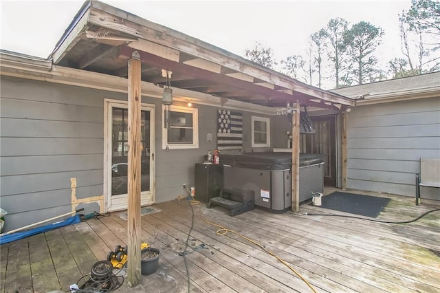 315 Charlotte Blvd, Stockbridge, GA 30281 - deck featuring a hot tub