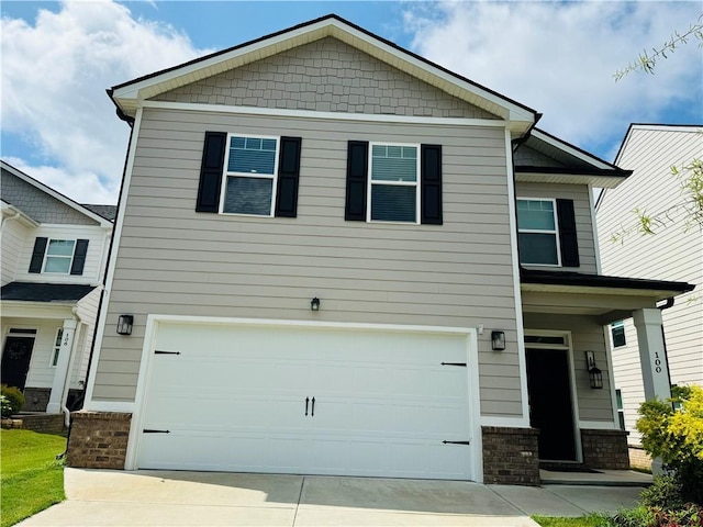 craftsman-style home featuring a garage