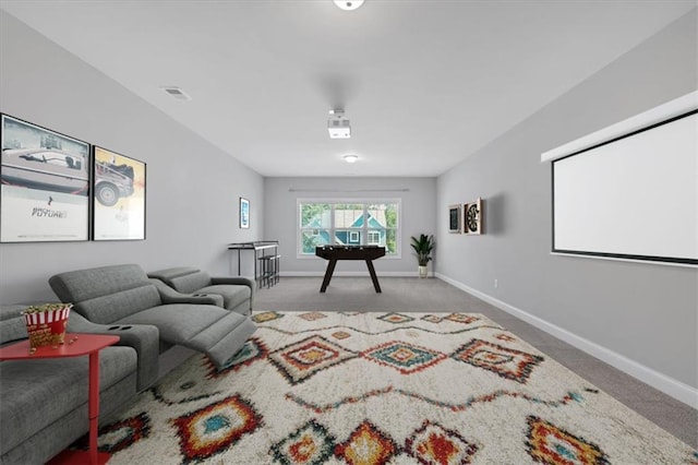 interior space with baseboards and visible vents