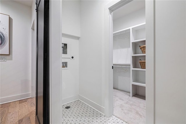 bathroom featuring baseboards