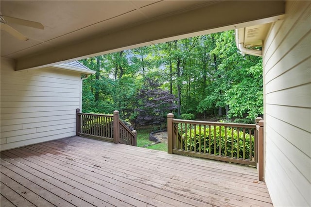980 Ector Chase NW, Kennesaw, GA 30152 - wooden deck with ceiling fan