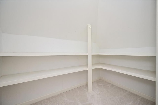 view of storage area