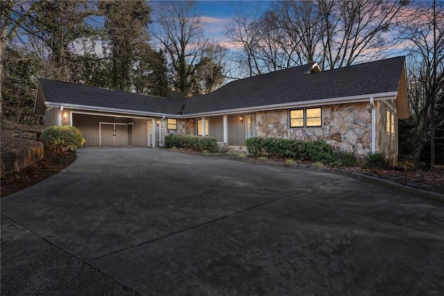 view of ranch-style house