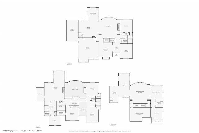 10565 Highgate Manor Ct, Duluth, GA 30097 - view of floor plan / room layout