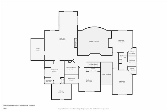 10565 Highgate Manor Ct, Duluth, GA 30097 - view of room layout