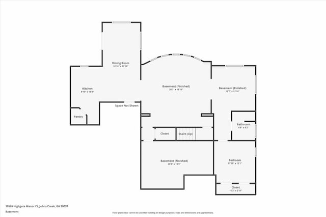 10565 Highgate Manor Ct, Duluth, GA 30097 - view of home floor plan