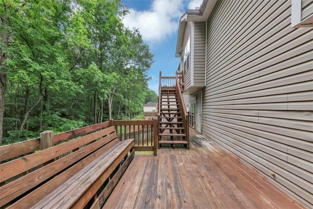 1735 Silver Way, Lithia Springs, GA 30122 - deck with stairway