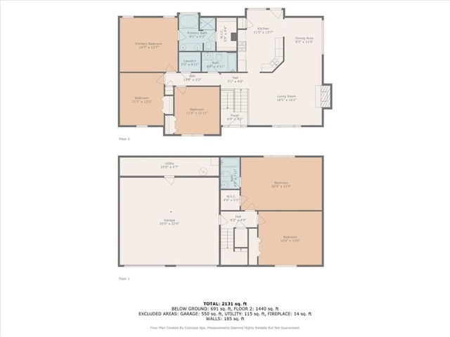 1735 Silver Way, Lithia Springs, GA 30122 - view of home floor plan